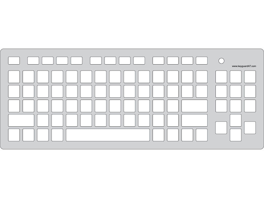 Keyguard for Accuratus Monster2 keyboard.