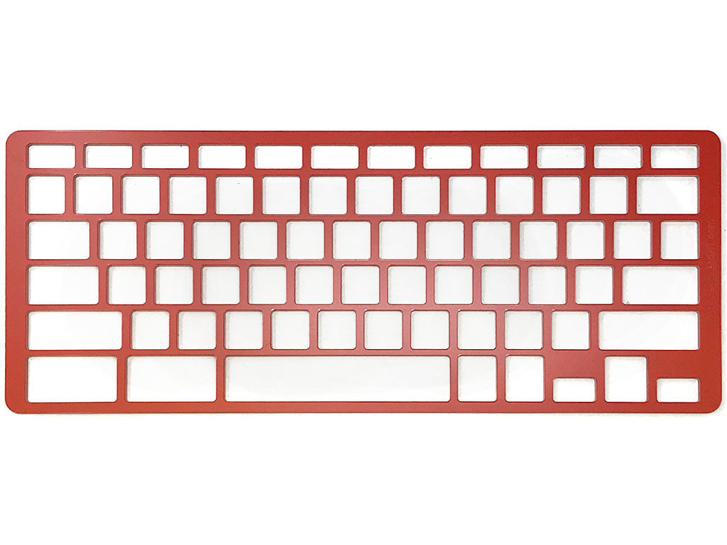 Keyguard for the Dell P22T in red.