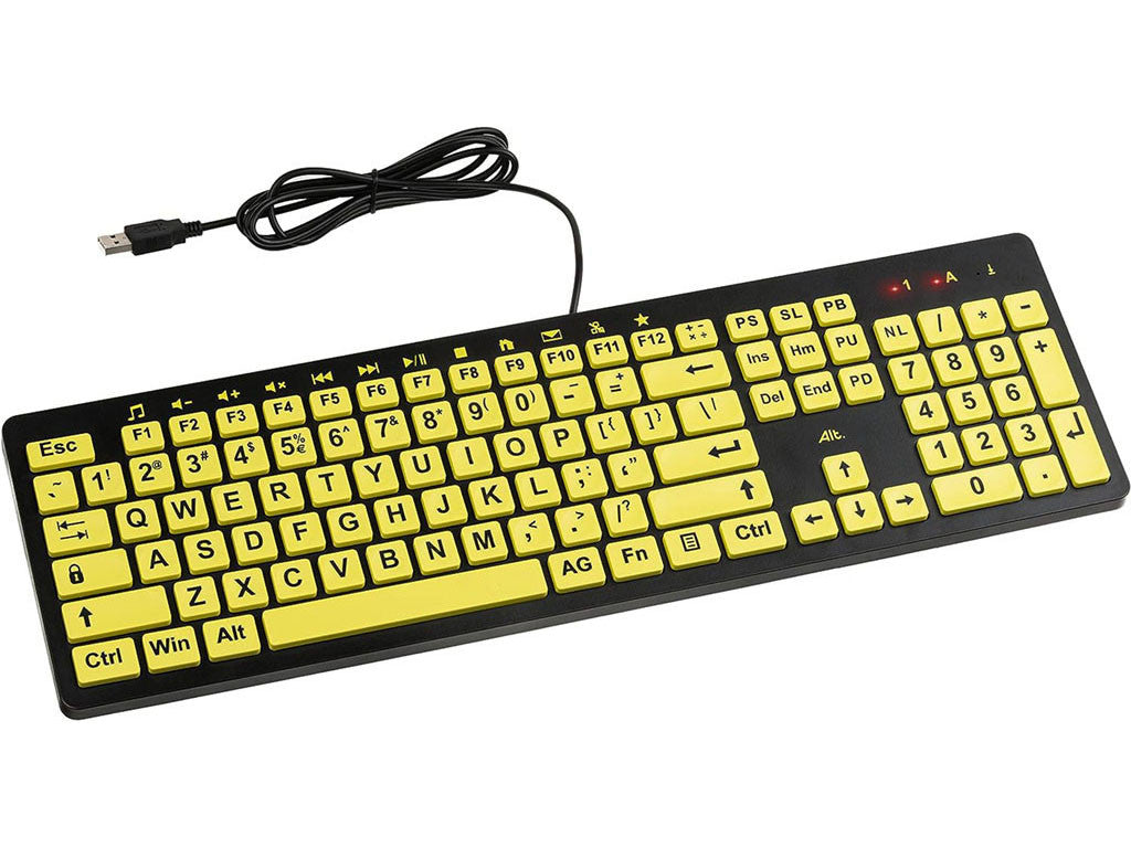 Keyguard fits the Alt ClearKeys keyboard.