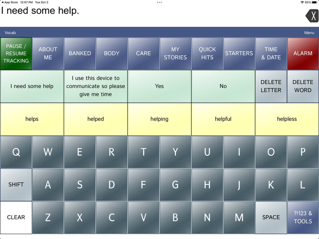 Dialog AAC Keyguard