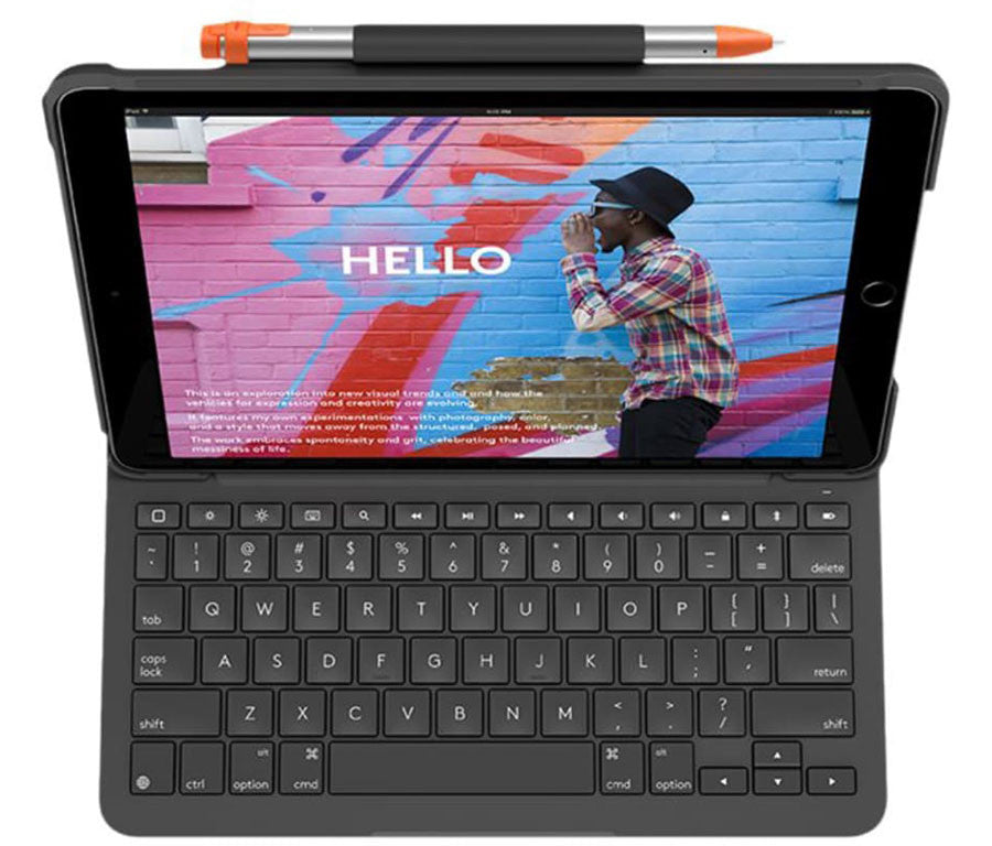 Fits the Logitech Slim Folio Case and Keyboard for the iPad 7th-8th-9th Generation 10.2"